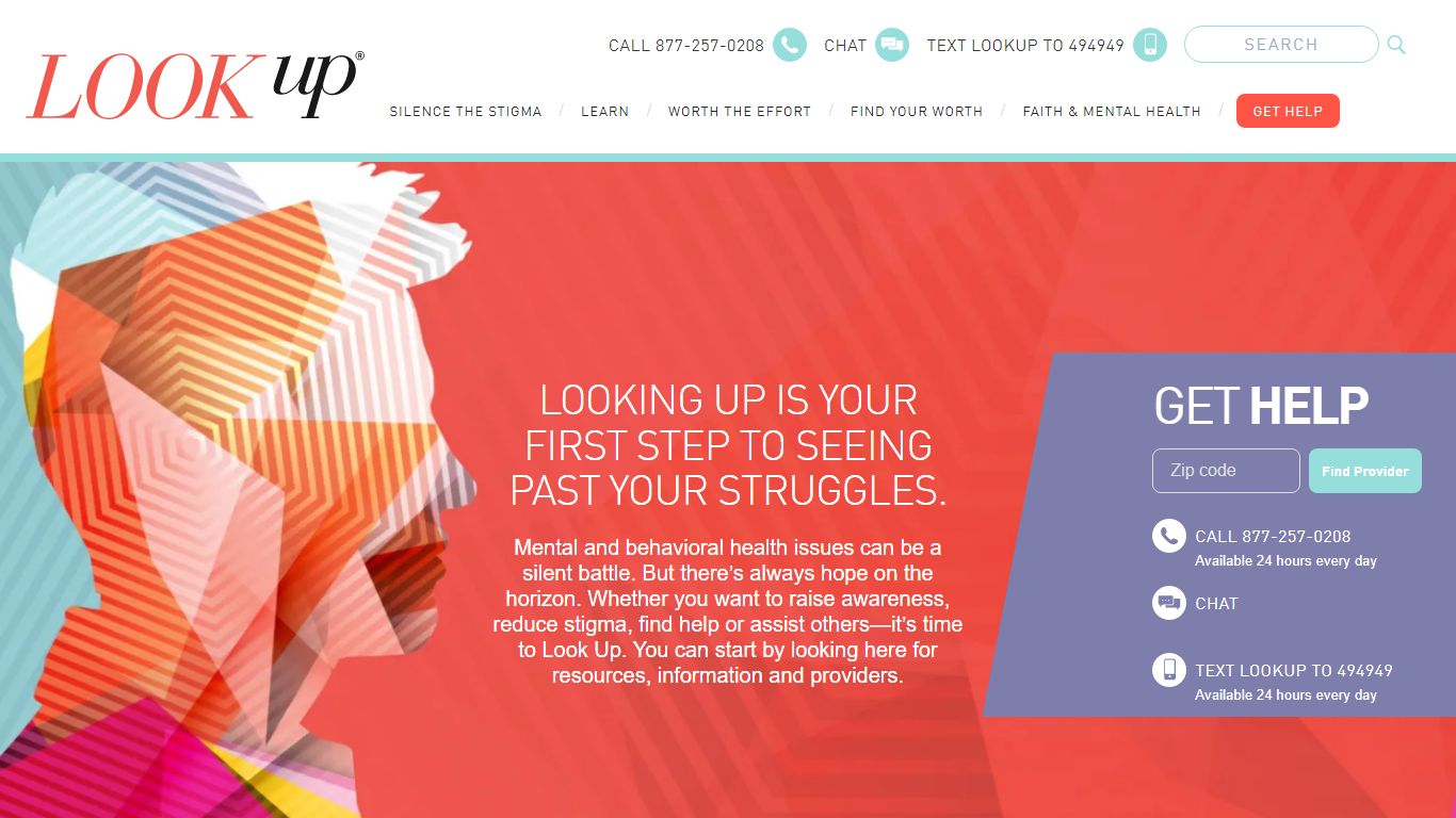 LookUp | Your mental health is important. Start the conversation at…